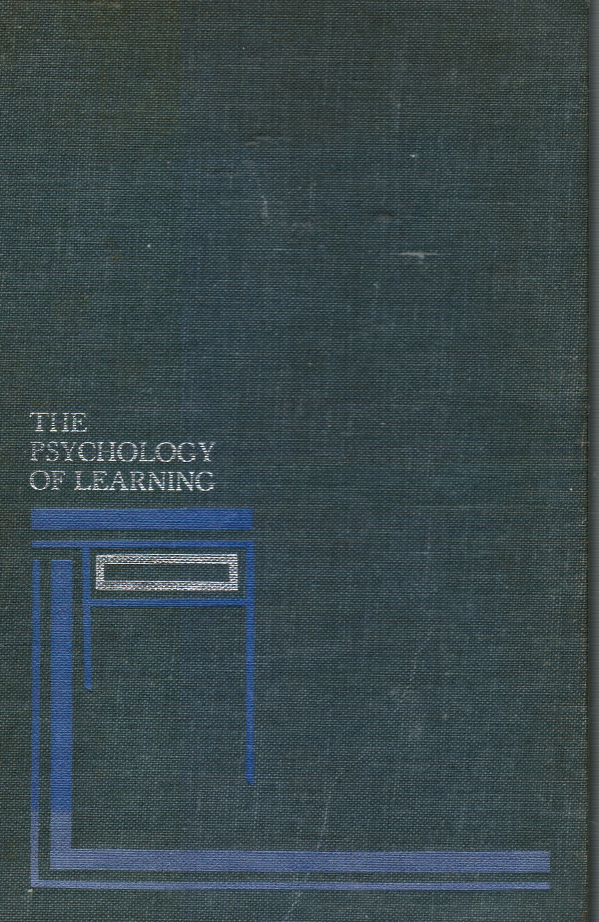 Image for The Psychology of Learning