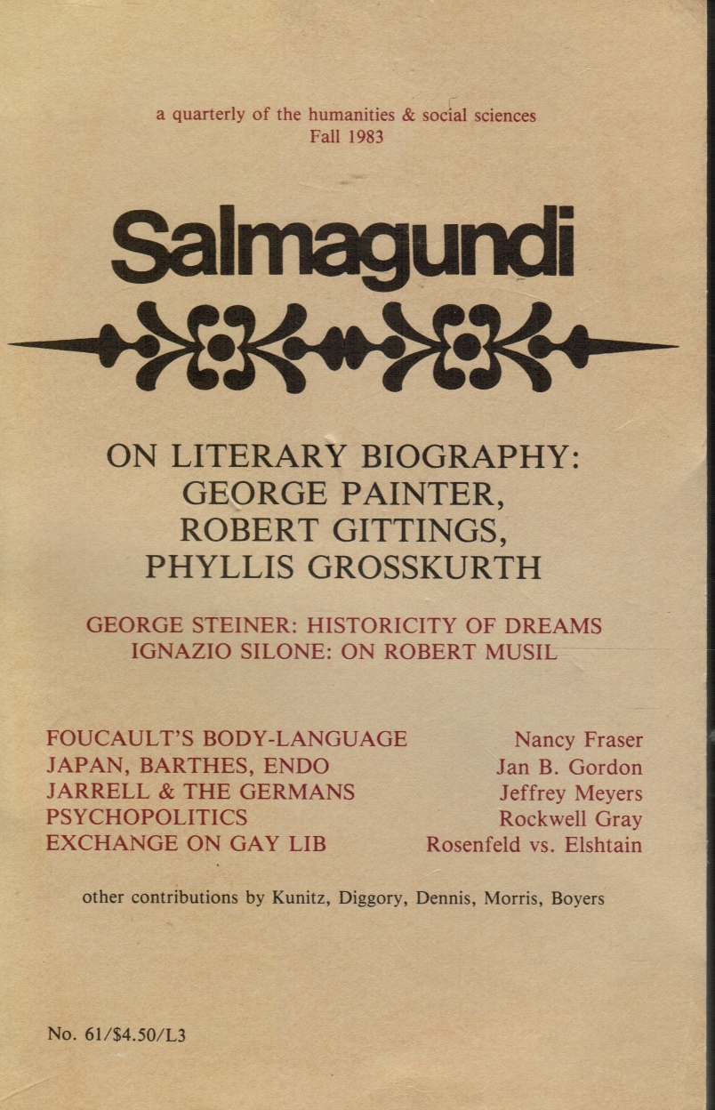 Image for Salmagundi: No. 61: Fall 1983