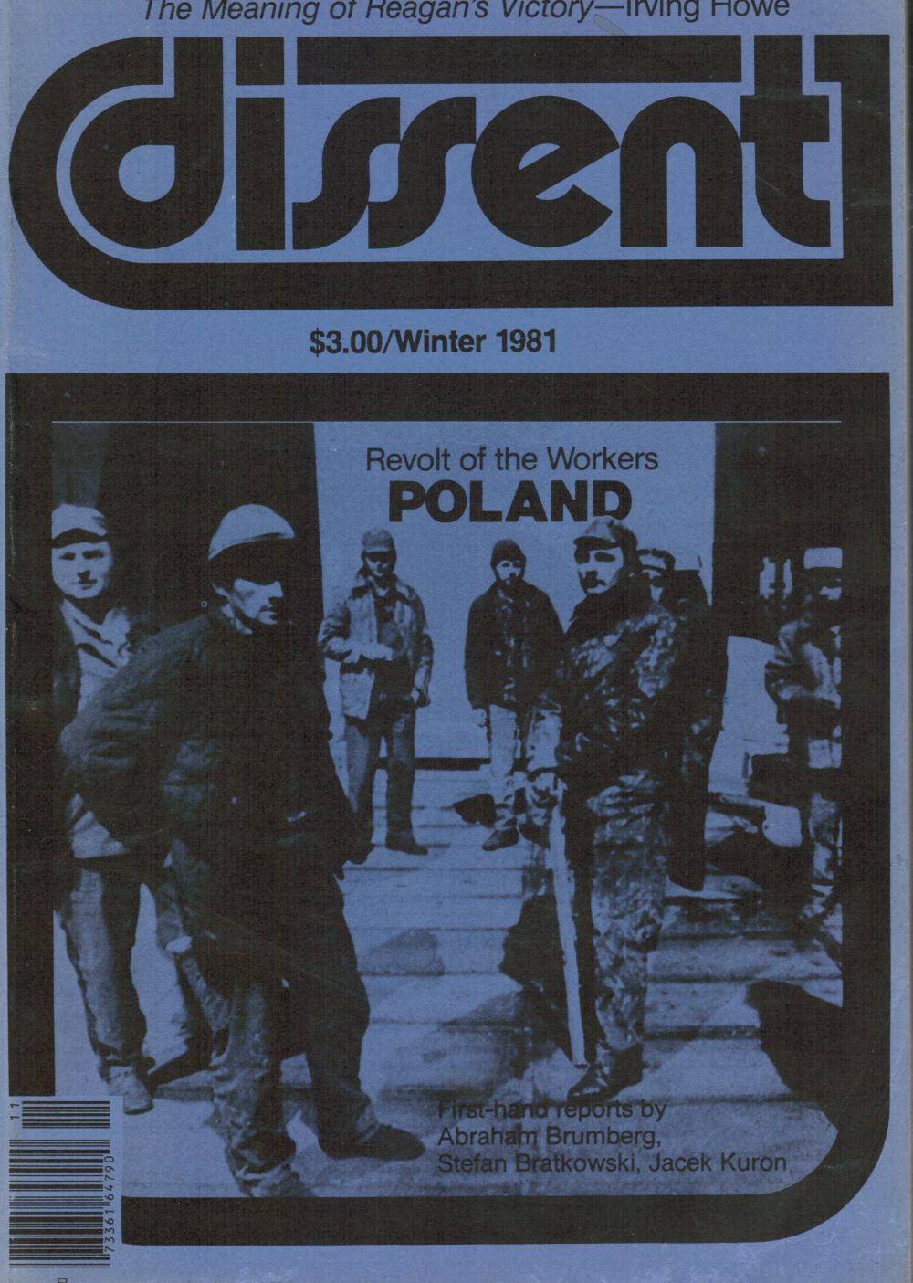 Image for DISSENT: Winter 1991 Poland, Afghanistan, Povert, Herbert Marcuse, Solzhenitsyn