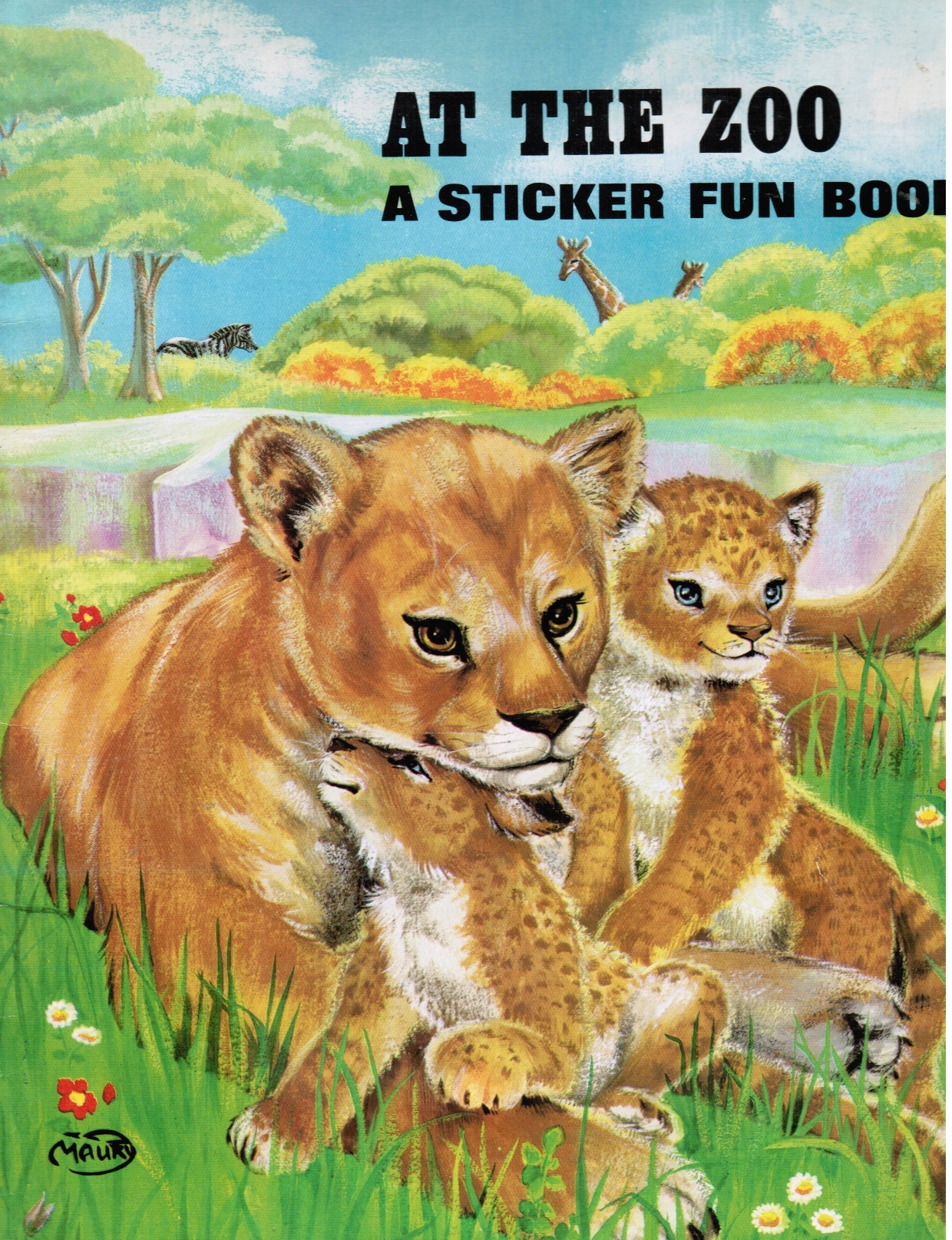 Image for At the Zoo: A Sticker Fun Book
