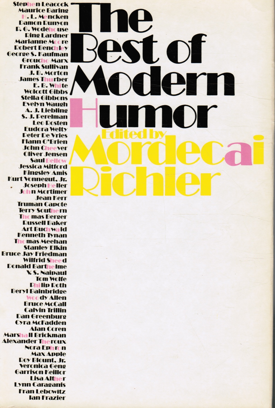 Image for Best of Modern Humor Woody Allen, Philip Roth, Bruce Jay Friedman