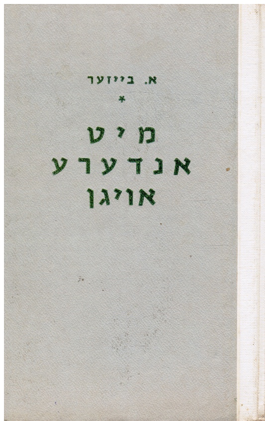 Image for Mit Andere Oygn: Novele (Seen Otherwise)