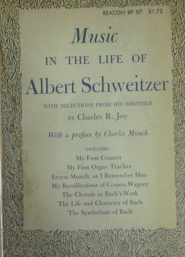 Image for Music in the Life of Albert Schweitzer