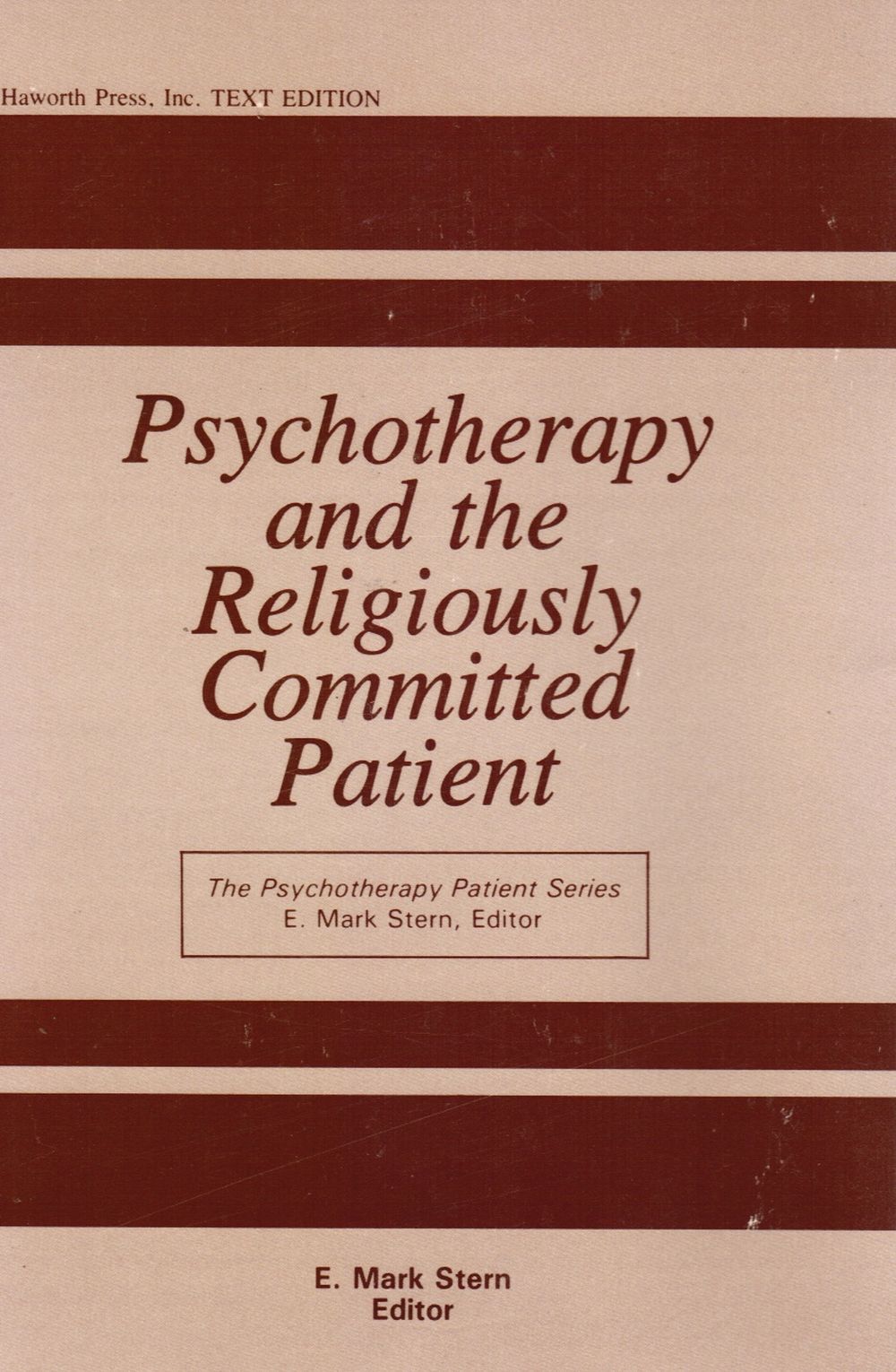 Image for Psychotherapy and the Religiously Committed Patient -- Vol 1, No 3