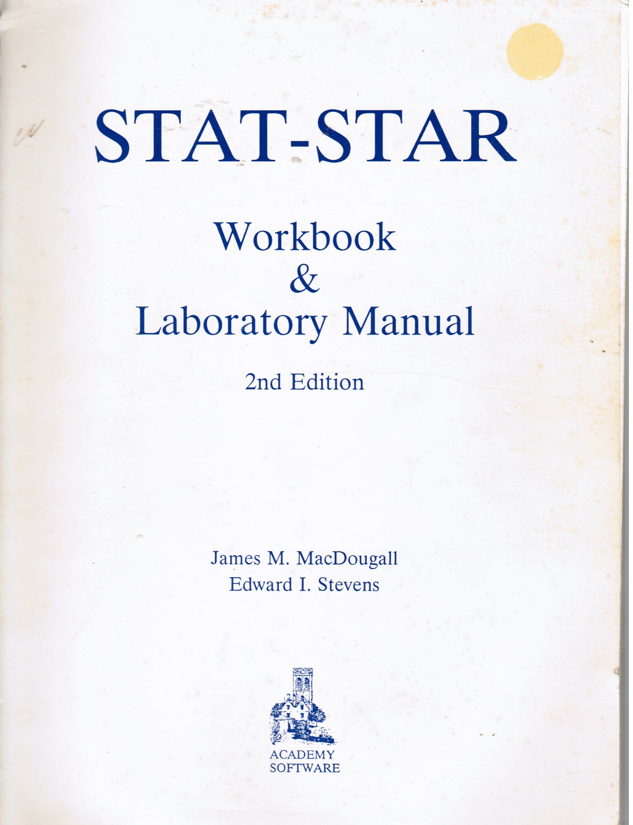 Image for Stat-Star Workbook & Laboratory Manual