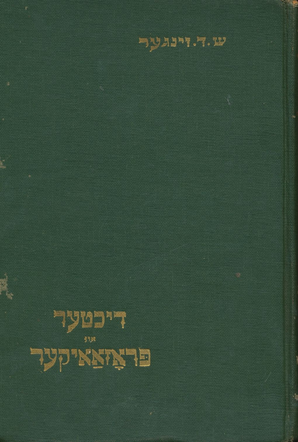 Image for Dikhter Un Prozayiker: Eseyen/ Poets, Novelists and Critics: Essays