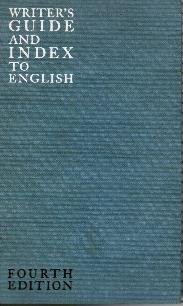 Image for Writers Guide and Index to English Instructor's Manual Included