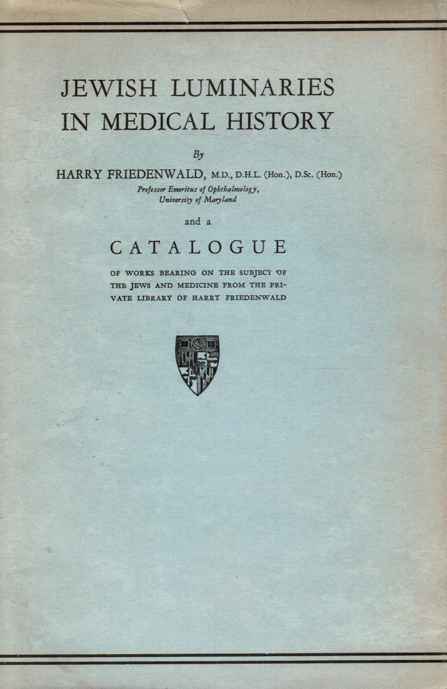 Image for Jewish Luminaries In Medical History