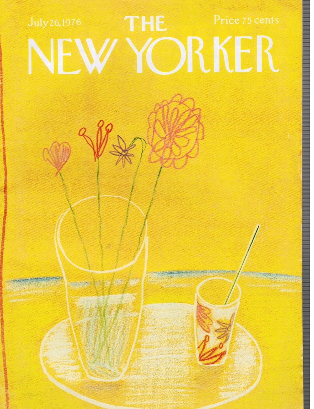 The New Yorker Magazine: July 26, 1976 Handguns, William Steig, carlos drummond de andrade Image for The New Yorker Magazine: July 26, 1976 Handguns, William Steig, carlos drummond de andrade