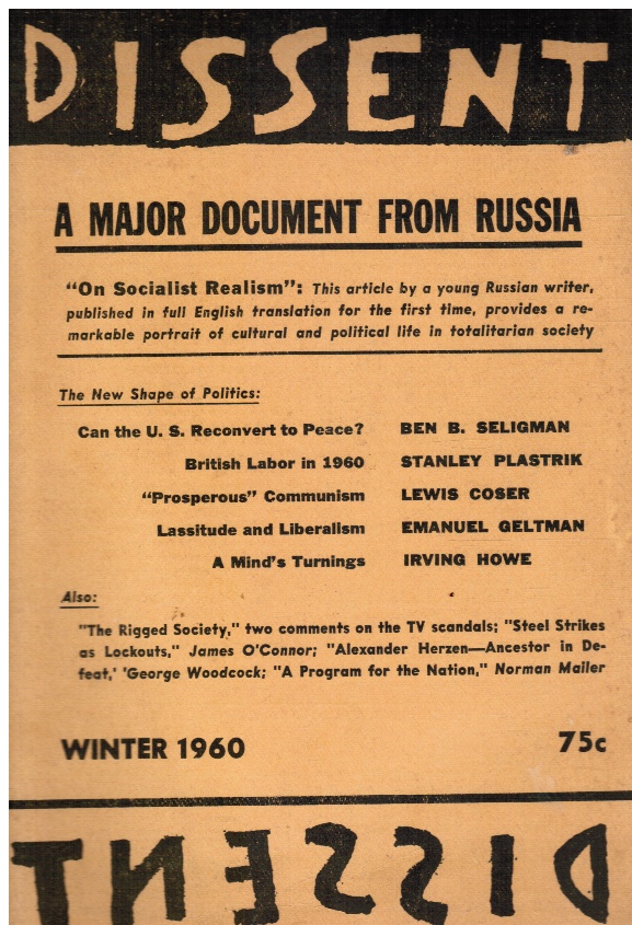 Image for Dissent, Winter 1960, Volume VII, Number 1