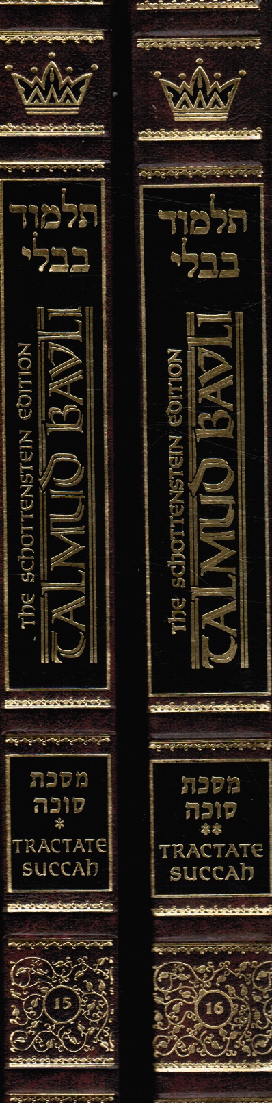 Image for Tractate Succah: the Gemara: the Classic Vilna Edition, with an Annotated, Interpretive Elucidation - Volumes 1 and 2