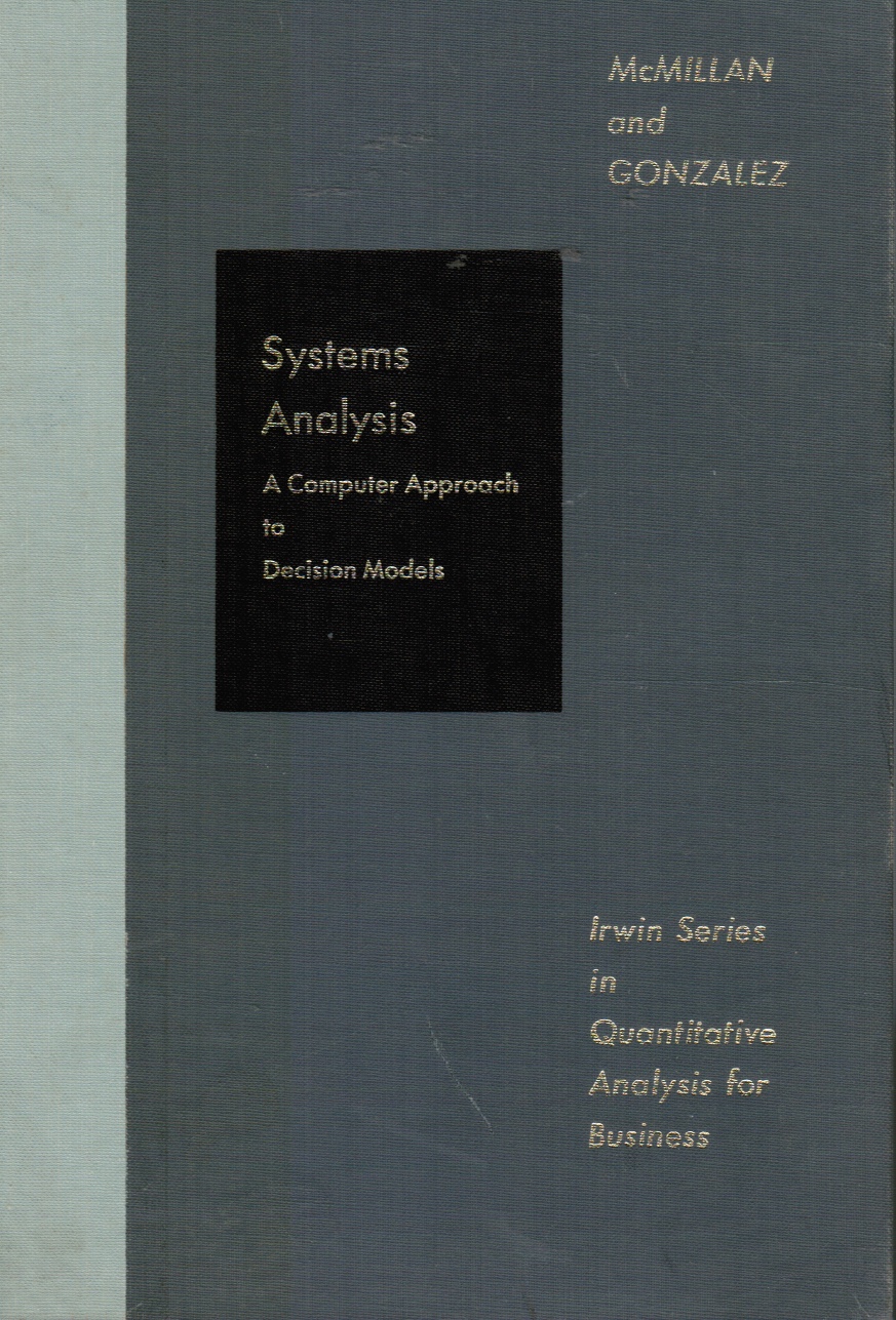 Image for Systems Analysis : A Computer Approach To Decision Models
