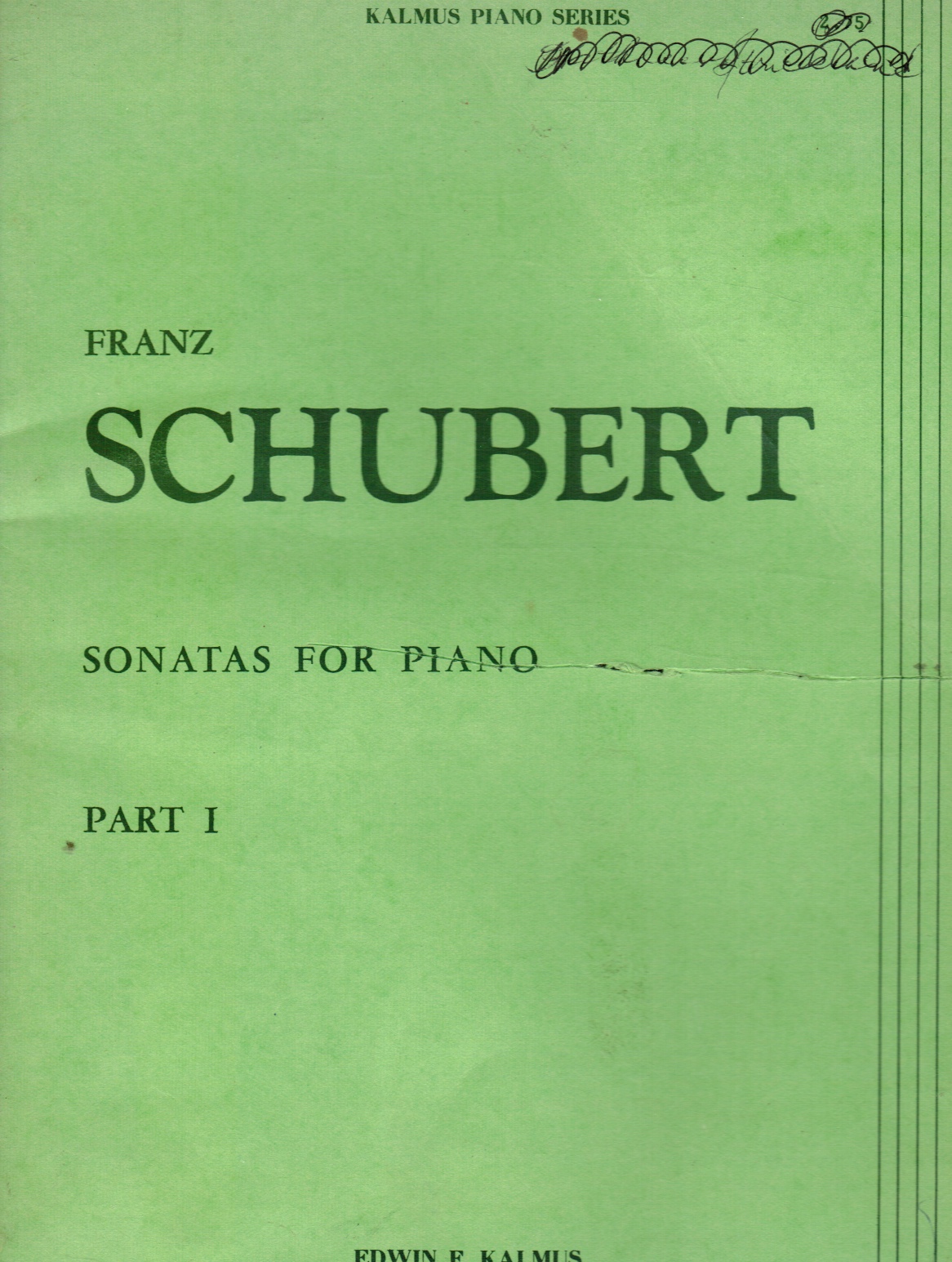 Image for Franz Schubert Sonatas for Piano. Part I