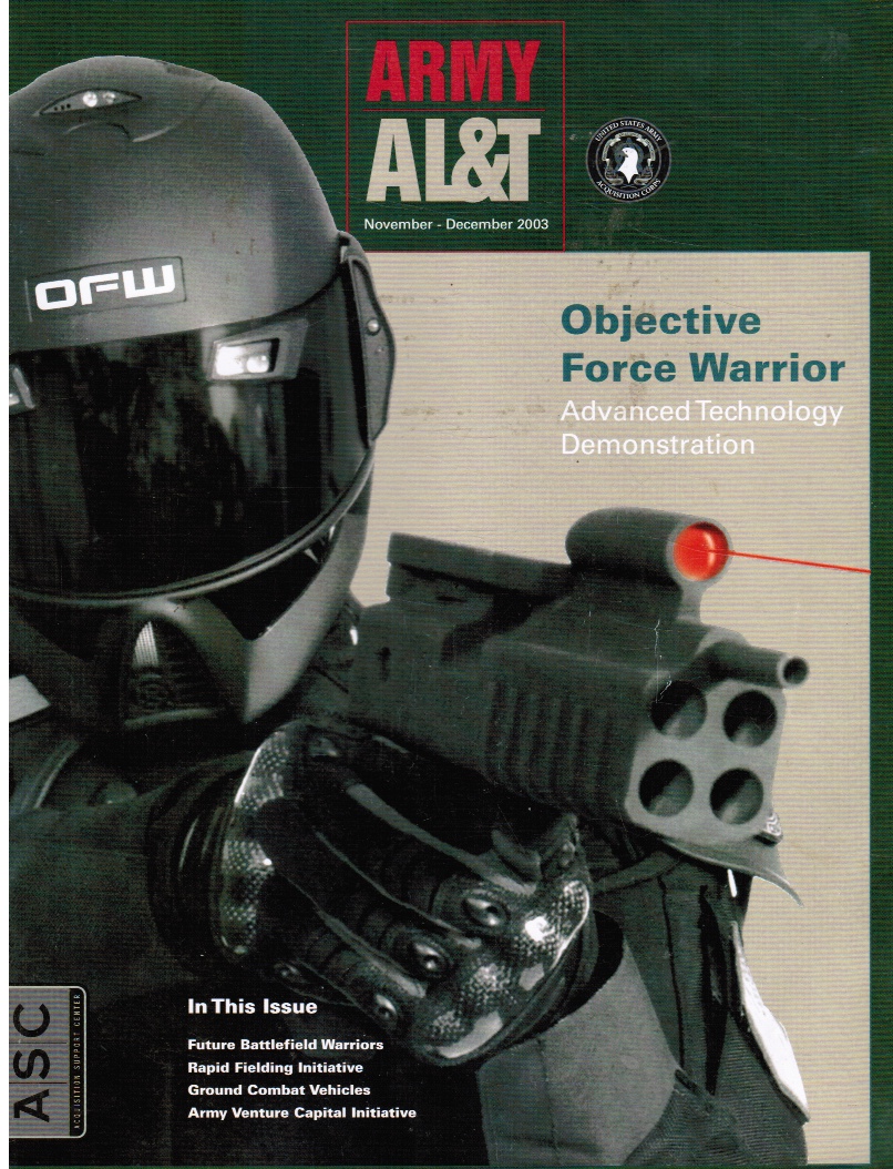 Image for ARMY AL & T, Acquisition, Logistics & Technology: Nov - Dec 2003 Objective Force Warrior (Cover)