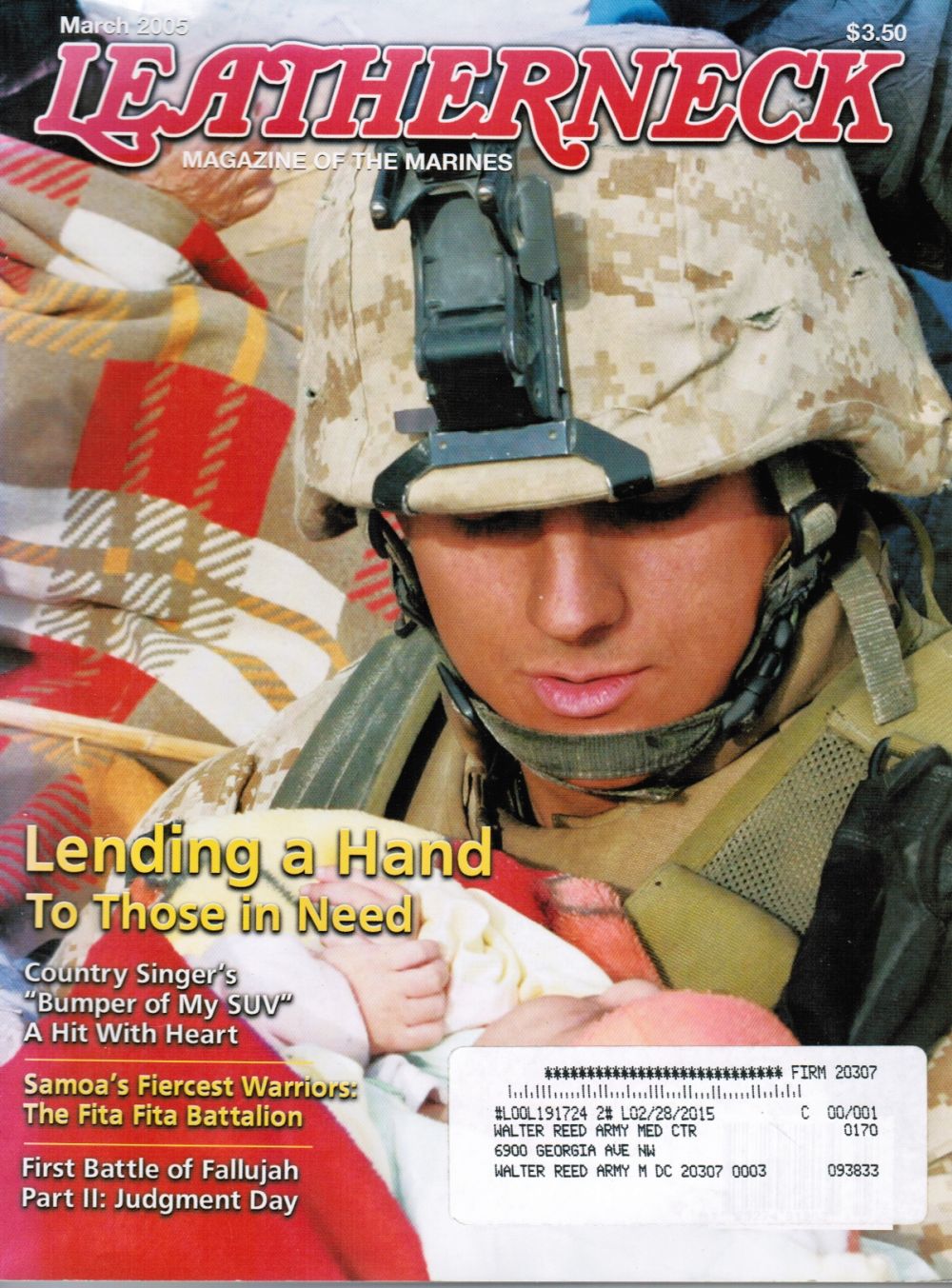 Image for Leatherneck Magazine of the Marines George W. Bush, Samoan Battalion, Chely Wright