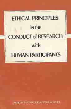 Image for Ethical Principles in the Conduct of Research with Human Participants