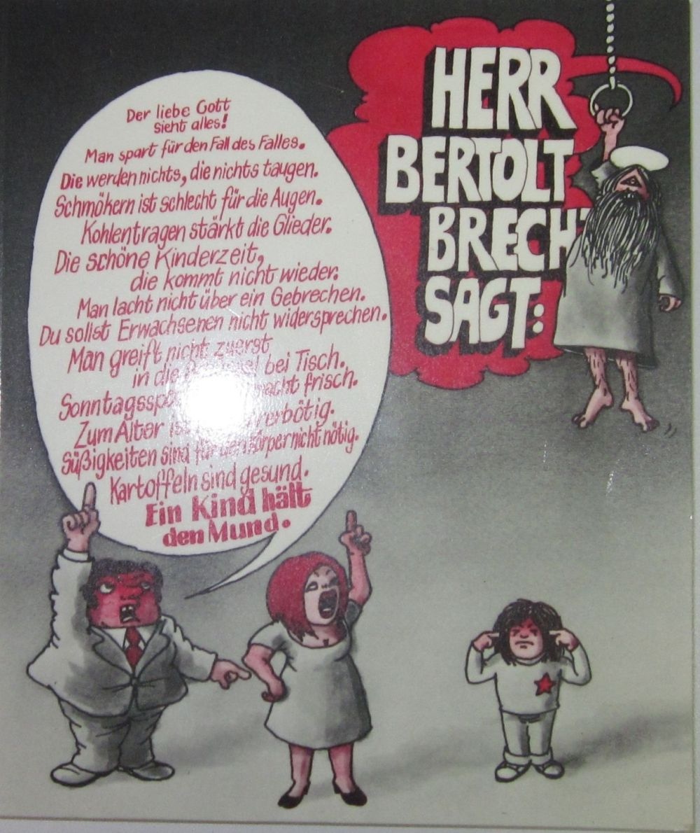 Image for Herr Bertolt Brecht Sagt