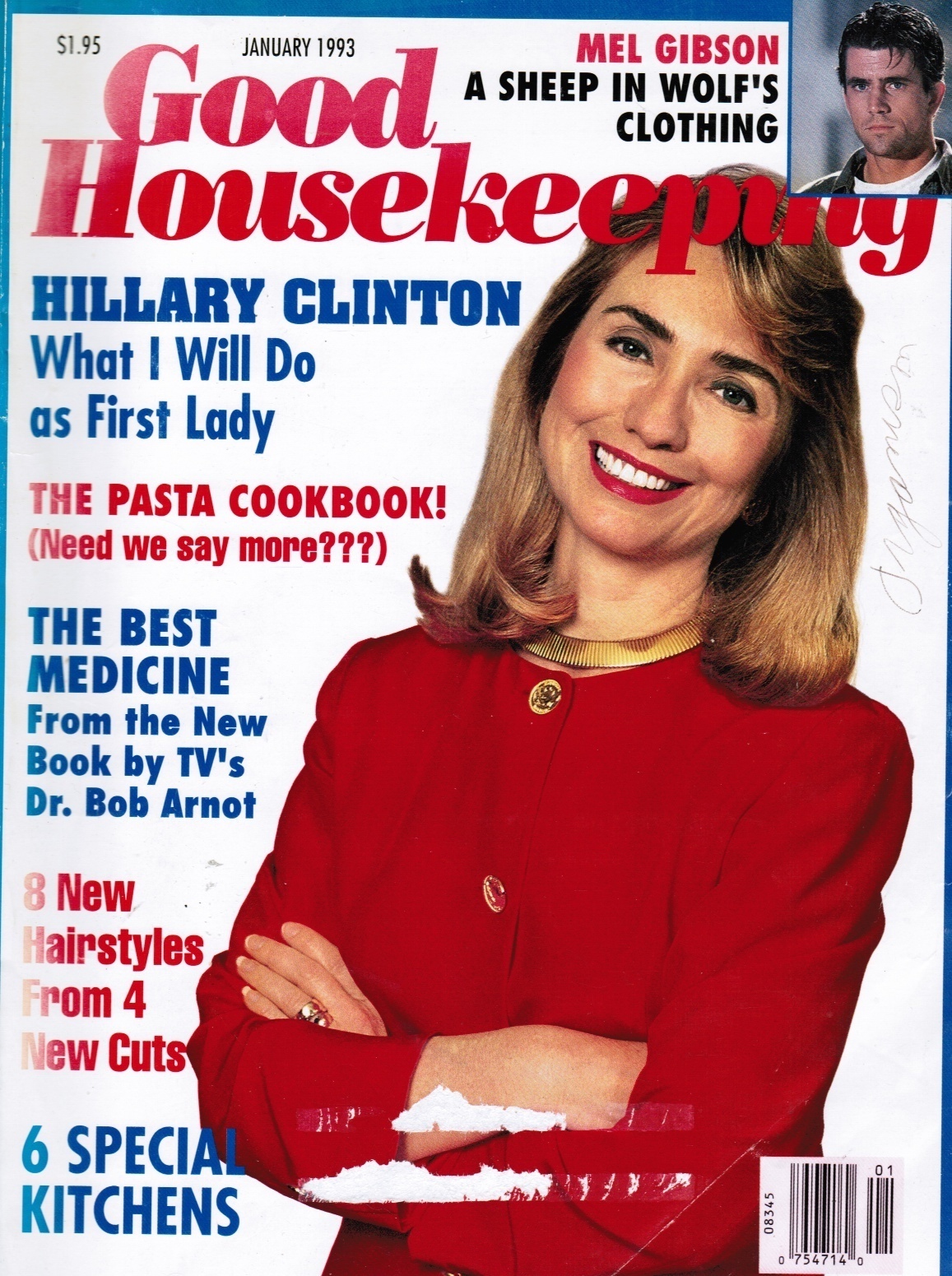 Good housekeeping magazine january 1993 hillary clinton what i will
