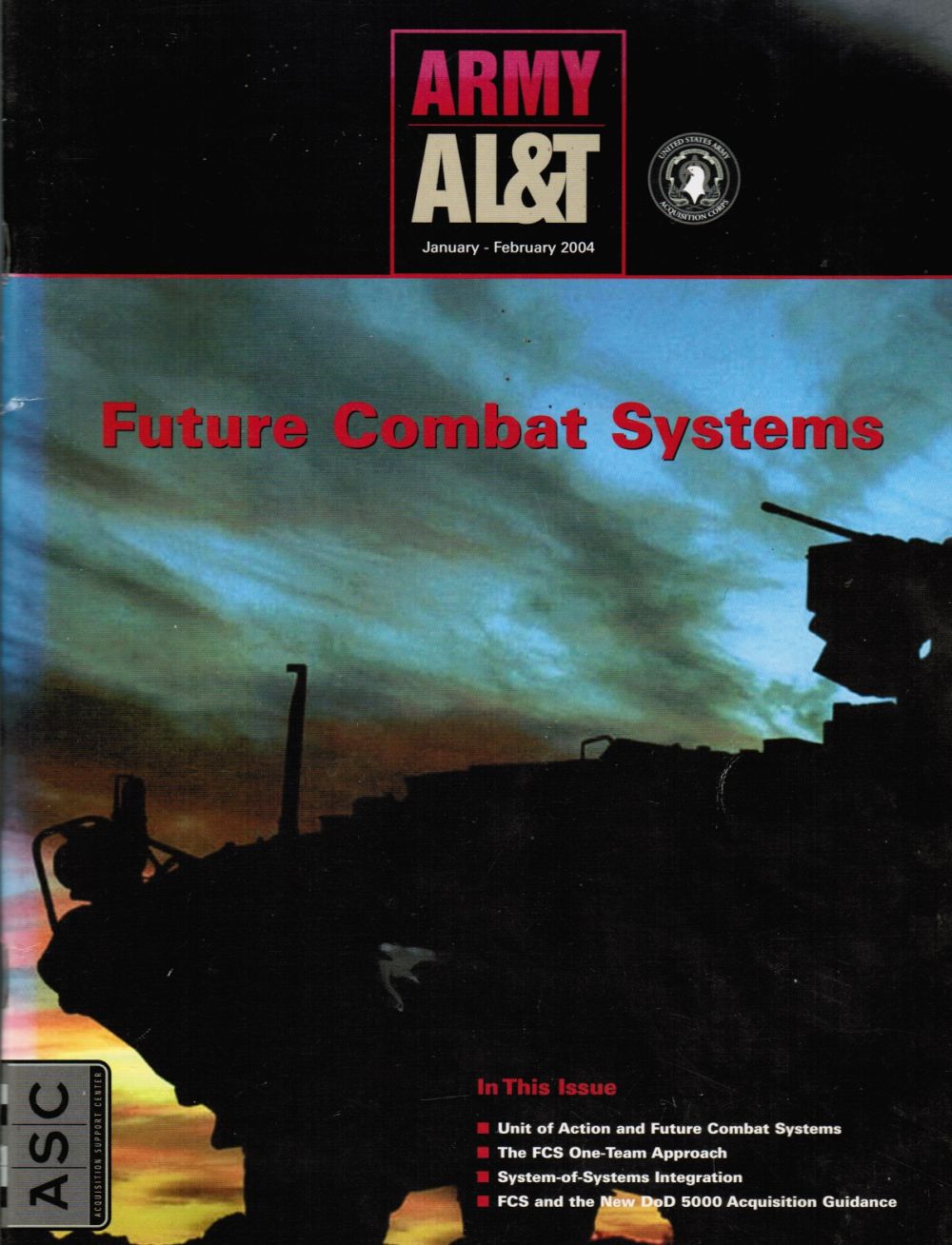 Image for Army AL & T - January - February 2004 Future Combat Systems (Cover Story)